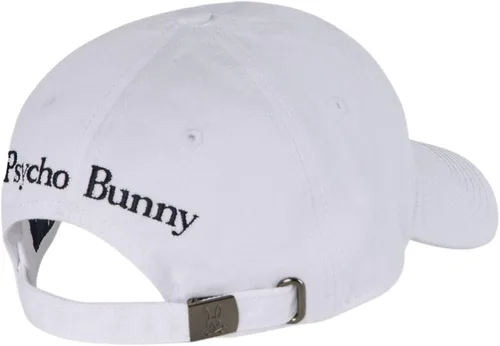 Vista 2 de Psycho Bunny Gorra de ajuste relajado ajustable para hombre