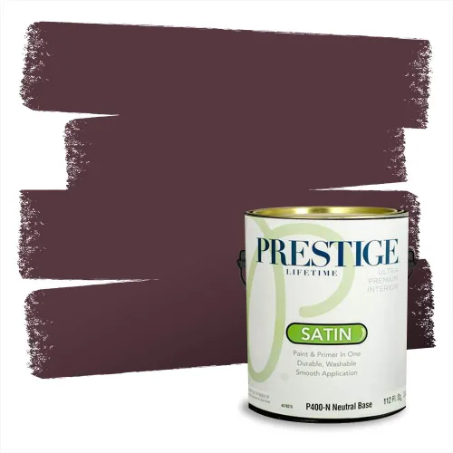 Vista 551 de Prestige Paints Pintura exterior e imprimación en uno, 1 galón, plano, coincidencia comparable de Valspar* Amber Rose*