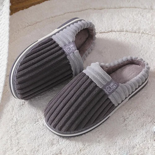 Vista 3 de NOLDARES Pantuflas para mujer cómodas de felpa cálidas para casa de terciopelo para interiores para mujer