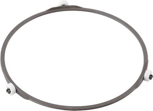 Vista 3 de Base de soporte giratorio para horno microondas con soporte giratorio de 3 ruedas, compatible con soporte de anillo de 7 pulgadas de diámetro