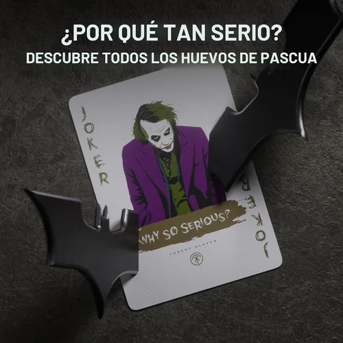 Vista 5 de theory11 Cartas de Juego Premium de la Trilogía de El Caballero Oscuro - Baraja de Tema de Batman con Licencia Oficial