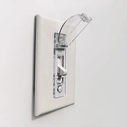 Vista 3 de Cubierta para Interruptor de Luz, ILIVABLE Protector de Interruptor de Luz a Prueba de Niños Protege tus Luces de ser Encendidas o Apagadas