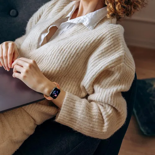 Vista 7 de Correa de reloj de liberación rápida de 0.787 pulgadas, compatible con Amazfit GTS 3/GTS 2 Mini/GTS 2e/Bip U Pro, correa ajustable de repuesto suave