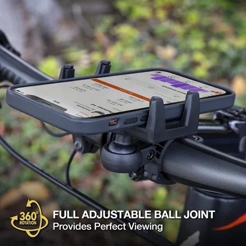 Vista 5 de Scosche BMG1-SP Handleit Pro - Soporte para manillar de bicicleta con soporte ajustable de 3,5 pulgadas para smartphone/dispositivos móviles