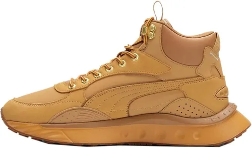 Vista 3 de PUMA mens Wild Rider Mid High Top Lace Up Sneakers
