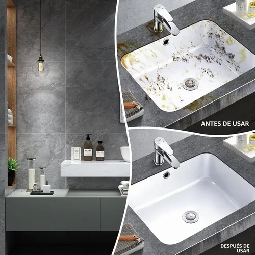 Vista 5 de FOOGWEE Cepillo de limpieza de hendiduras de cerdas duras, herramientas de limpieza del hogar, suministros multiusos para cocina, baño, inodoro Negro