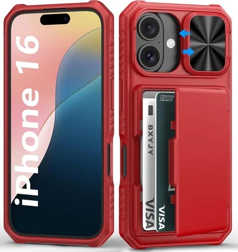 Vista 84 de BXYJY Funda tipo cartera para iPhone 15 Pro, tarjetero (4-5 tarjetas)