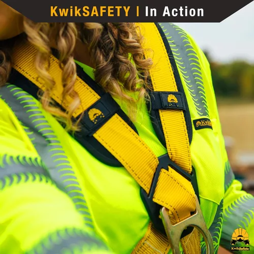 Vista 8 de KwikSafety MONSOON Safety Harness ANSI OSHA Fall Protection Gear