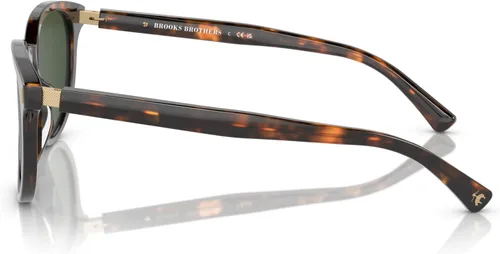 Vista 3 de Brooks Brothers Gafas de sol redondas de ajuste universal Bb5050u para hombre
