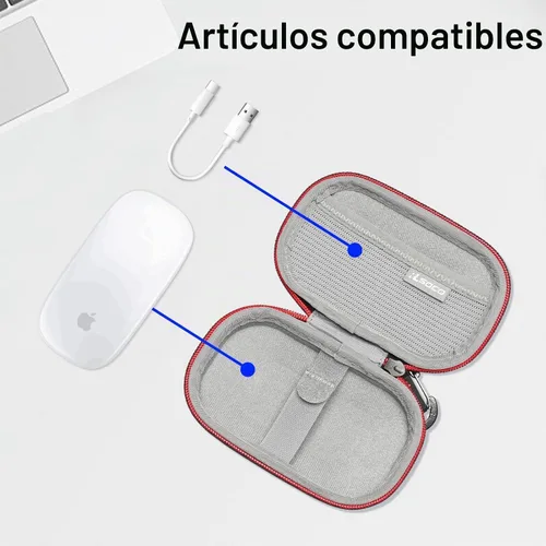 Vista 2 de Funda de transporte para Apple Magic Mouse 1 y 2/Surface Modern Mouse (solo funda)