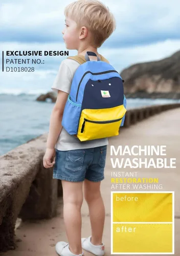 Vista 2 de Mochila de preescolar para niños y niñas, para escuela y viajes, mochilas mini para niños pequeños, bolsa para primaria y jardín de infantes, 11.6