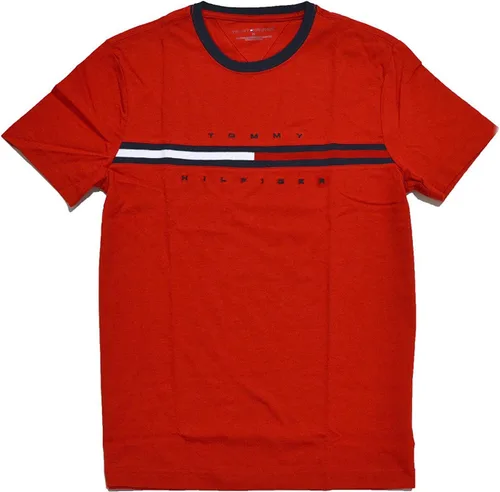 Vista 10 de Tommy Hilfiger Mens Short Sleeve Tino T-Shirt Manzana roja