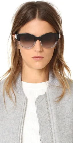 Vista 2 de MCM Gafas de sol Cat Eye Viestos para mujer, negrogris, talla única, NegroGris