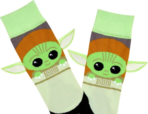Vista 2 de STAR WARS Calcetines con orejas bordadas Baby Yoda I'm All Ears para hombre