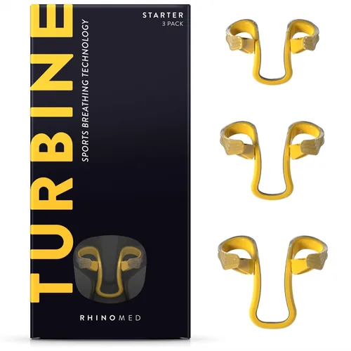 Vista 10 de Dilatador Nasal Turbine para Atletas - Paquete de 3 Dilatadores Turbine Diseñados para Entrenamiento Atlético - Aumenta el Flujo de Aire a