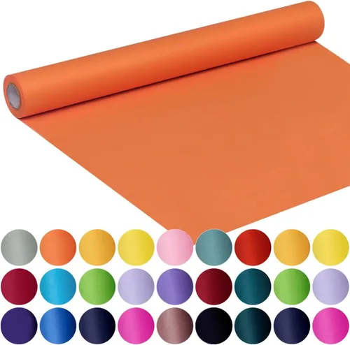 Vista 43 de SMART&CASUAL Papel de regalo negro de 17.8 x 760 pulgadas (63 pies) de papel kraft para regalo, tablón de anuncios, ramos, flores, niños, embalaje