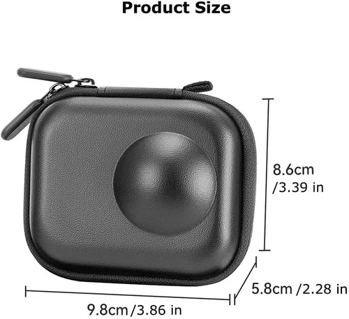 Vista 3 de Funda rígida compatible con cámara de acción DJI Osmo 360, carcasa de poliuretano impermeable, ajuste personalizado, a prueba de golpes y arañazos