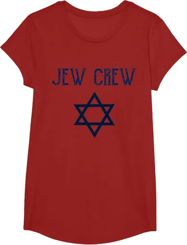 Vista 54 de Camiseta Jew Crew Jewish Star, gris, S
