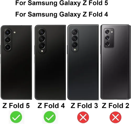 Vista 6 de Paquete de 2 protectores de pantalla para Samsung Galaxy Z Fold 5 / Z Fold 4, protector de pantalla anti-espía antiespía película cubierta completa