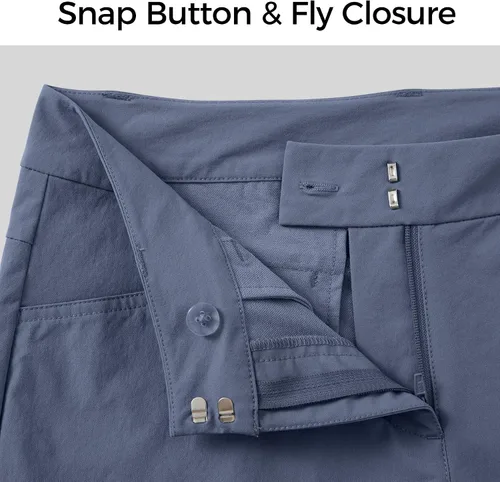 Vista 52 de Willit Pantalones cortos de golf de 4.5 pulgadas para mujer, de secado rápido, casuales, con bolsillos, resistentes al agua