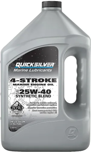 Vista 7 de Quicksilver de Mercury Marine Aceite de Motor Marino 25W-40