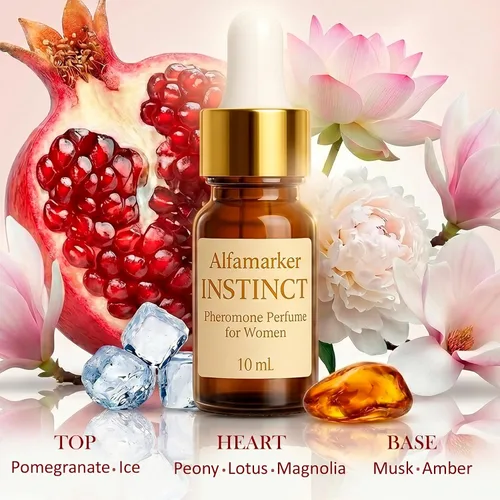 Vista 7 de Perfumes de feromonas para mujer Instinct 0.3 fl oz. Fragancia de larga duración con infusión de feromonas ultraconcentrada para ella. Perfume
