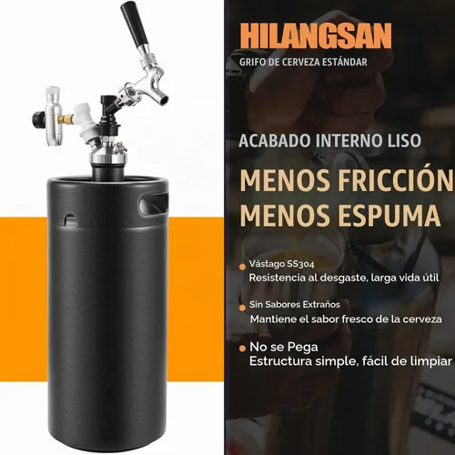 Vista 3 de Grifo de la cerradura de la bola del grifo de la cerveza, llave del barril