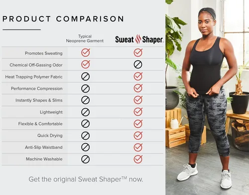Vista 6 de Sweat Shaper Racer Tank: Camiseta de compresión con espalda cruzada para mujer, camiseta sin mangas adelgazante, camiseta de tirantes premium