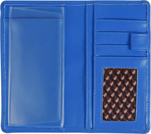 Vista 9 de Sanlykate Funda de libro de cheques de cuero para hombres y mujeres, estuche de libro de cheques con bloqueo RFID con tarjetero y divisor gratuito