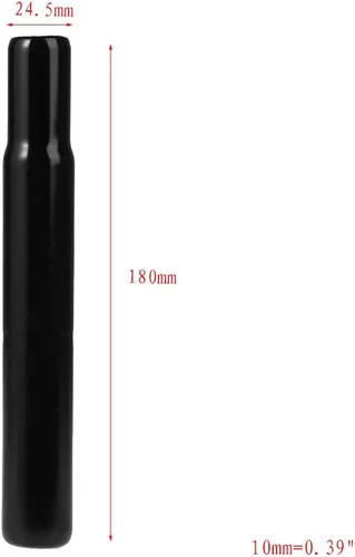 Vista 6 de Kamonda Poste de asiento de bicicleta acero 1.000 in tubo niños bicicleta silla piezas niños ciclismo negro asiento post negro