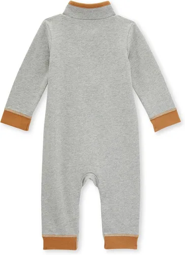 Vista 2 de Burt's Bees Baby Mono con cuello frontal y cremallera para bebé niño