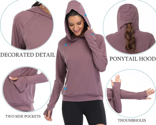 Vista 2 de Oalka - Sudadera ligera para mujer.