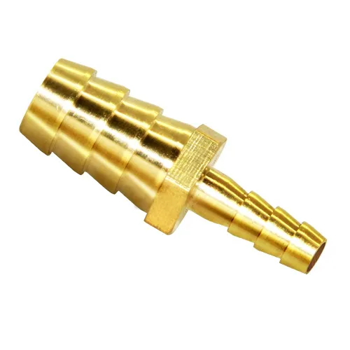 Vista 12 de Joywayus Reductor de púas de manguera de 1/2 "a 3/4" empalme reductor de ajuste de púas, unión hexagonal de latón para agua/combustible/aire
