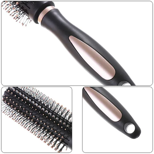 Vista 4 de Cepillos de pelo antiestáticos para hombres y mujeres, adultos y niños, cerdas de nailon, cepillo de masaje, cepillo de masaje para desenredar