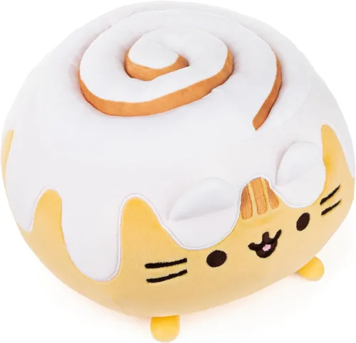 Vista 3 de GUND Pusheen Catfé - Rollo de canela Pusheen - Peluche de gato squisheen, 12 pulgadas