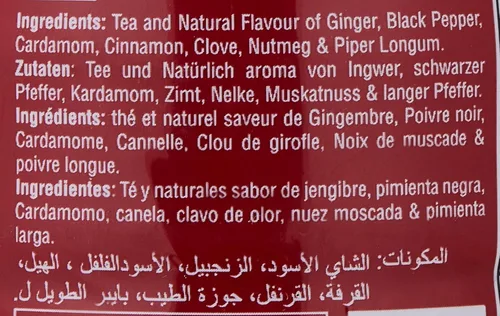Vista 3 de Wagh Bakri Masala Tea Hojas de té especiadas en paquete de exportación, 8.825 onzas