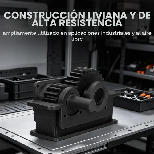 Vista 5 de TINMORRY PA6-CF - Filamento de nailon de fibra de bajo carbono de 0.07 in Pa6-cf-negro