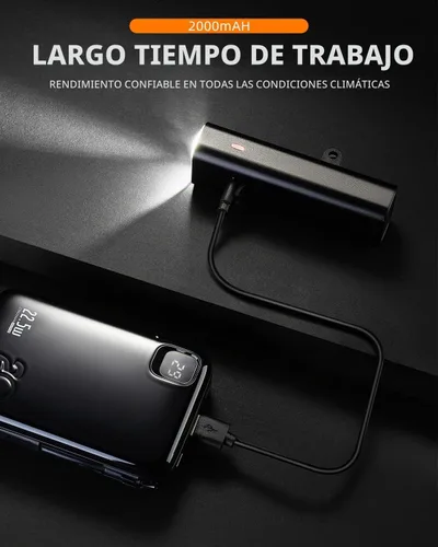 Vista 5 de ROCKBROS Luz de bicicleta de 400/1000LM compatible con faros delanteros