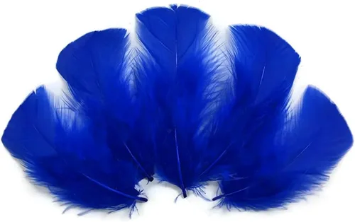 Vista 24 de 1/4 lb - Aqua Blue Pavo Marabou Corto Plumas Sueltas Mullidas Al Por Mayor A Granel