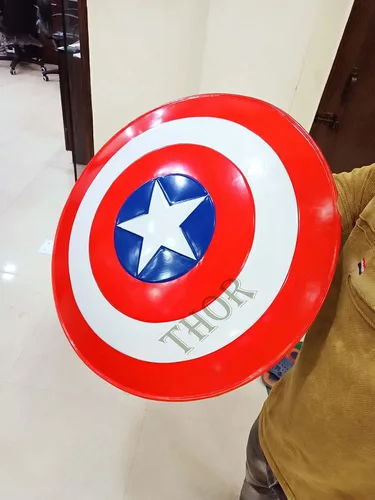 Vista 4 de THORINSTRUMENTS (with device) Medieval Armor Marvel America Shield 24 pulgadas Halloween