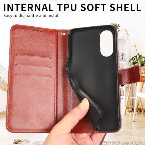 Vista 5 de Funda compatible con Xiaomi Poco X3 Pro, tarjetero de piel sintética, compatible con Xiaomi Poco X3 con cierre magnético, protección para teléfono