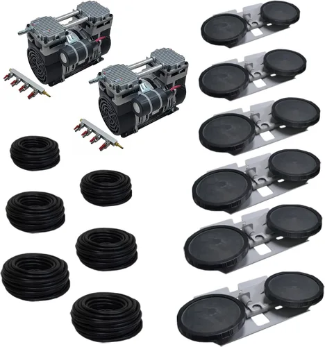 Vista 11 de Sistema de aireación profesional - Bomba aireadora de estanque de 1/2 HP 3.9 CFM