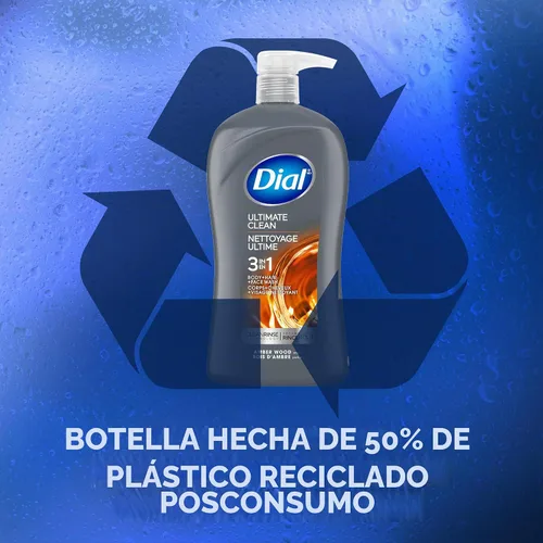 Vista 9 de Jabón Hydro Fresh para cuerpo y cabello Dial For Men, 32 onza