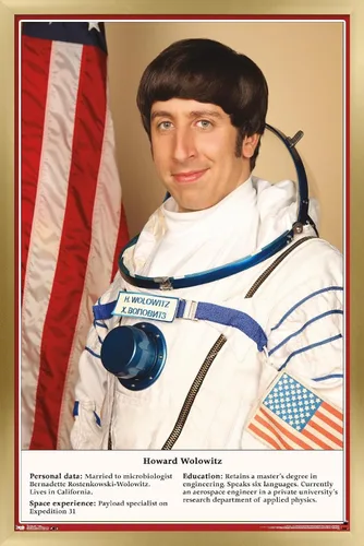 Vista 17 de Trends International The Big Bang Theory - Póster de pared de astronauta, 34 pulgadas de largo x 22.4 pulgadas, versión enmarcada en negro Versión