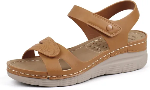 Vista 9 de Ortho+rest Sandalias ortopédicas cómodas para caminar con soporte de arco para mujer