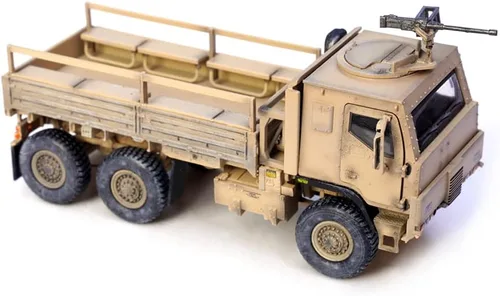 Vista 5 de Motor City Classics 1:72 Escala US M1083 FMTV (cabina blindada) Vehículo táctico mediano - Camuflaje del desierto - 12219PB - Panzerkampf