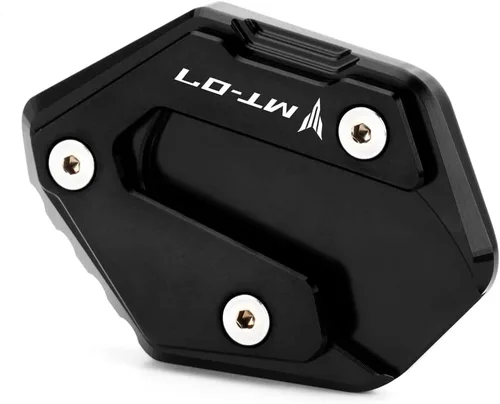 Vista 5 de Placa de soporte de extensión de soporte lateral para motocicleta compatible con YAMAHA MT-07 2014-2023 Soporte de almohadilla de pie Accesorios