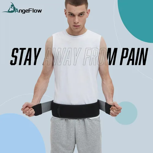 Vista 2 de Cinturón sacroilíaco para mujeres y hombres – Cinturón de articulación SI utilizado para aliviar la ciática, articulaciones, pelvis, espalda baja