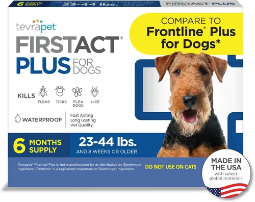 Vista 9 de Tópico Tevrapet FirstAct Plus contra pulgas y garrapatas para perros
