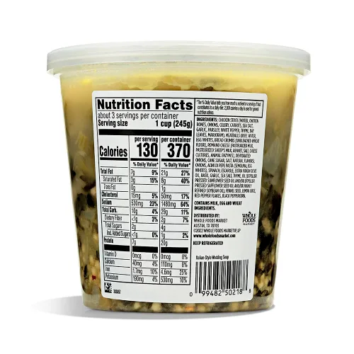Vista 2 de Whole Foods Market Kitchens - Sopa de boda italiana, 24 onzas